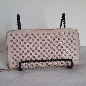 Christian Louboutin Blush Studded Wallet